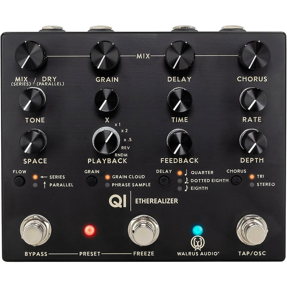 Walrus Audio Qi Etherealizer Multi-Effects Pedal - Black