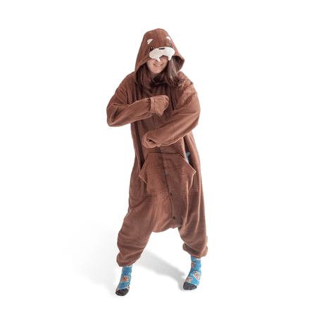 Walrus Kigurumi Unisex Adult Onesie Pajamas Animal One Piece Costume Cosplay Sleepwear ()