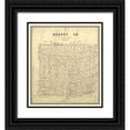 thumbnail image 1 of Walsh 12x13 Black Ornate Wood Framed with Double Matting Museum Art Print Titled - Scurry County Texas - Walsh 1880, 1 of 4