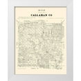 thumbnail image 1 of Walsh 12x14 White Modern Wood Framed Museum Art Print Titled - Callahan County Texas - Walsh 1879, 1 of 4