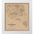 thumbnail image 1 of Walsh 20x22 White Modern Wood Framed Museum Art Print Titled - Nacogdoches County Texas - Walsh 1881, 1 of 4