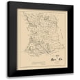 thumbnail image 1 of Walsh 20x24 Black Modern Framed Museum Art Print Titled - Lee County Texas - Walsh 1879, 1 of 5