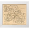 thumbnail image 1 of Walsh 22x20 White Modern Wood Framed Museum Art Print Titled - Montgomery County Texas - Walsh 1880, 1 of 4