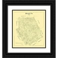 thumbnail image 1 of Walsh 26x29 Black Ornate Wood Framed with Double Matting Museum Art Print Titled - Erath County Texas - Walsh 1879, 1 of 4