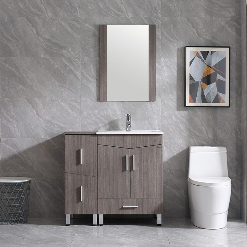 Walsport 36" Luxurious Bathroom Vanity with Sink Combo/Mirror/Faucet