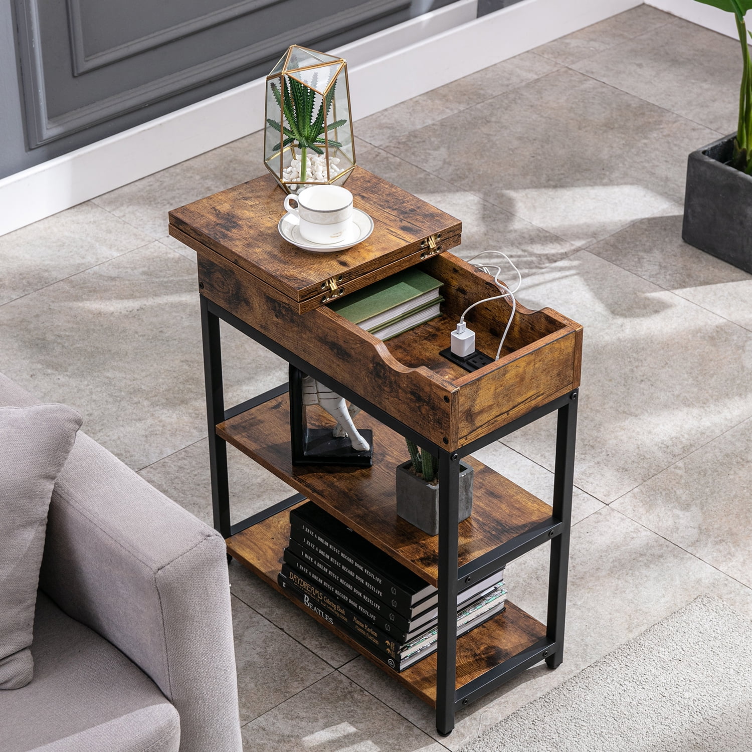 Small end tables with usb ports deals