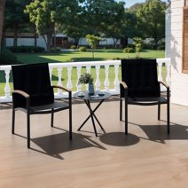 Amolife 3 Pieces Wicker Patio Furniture Set, Bistro Set with Outdoor ...