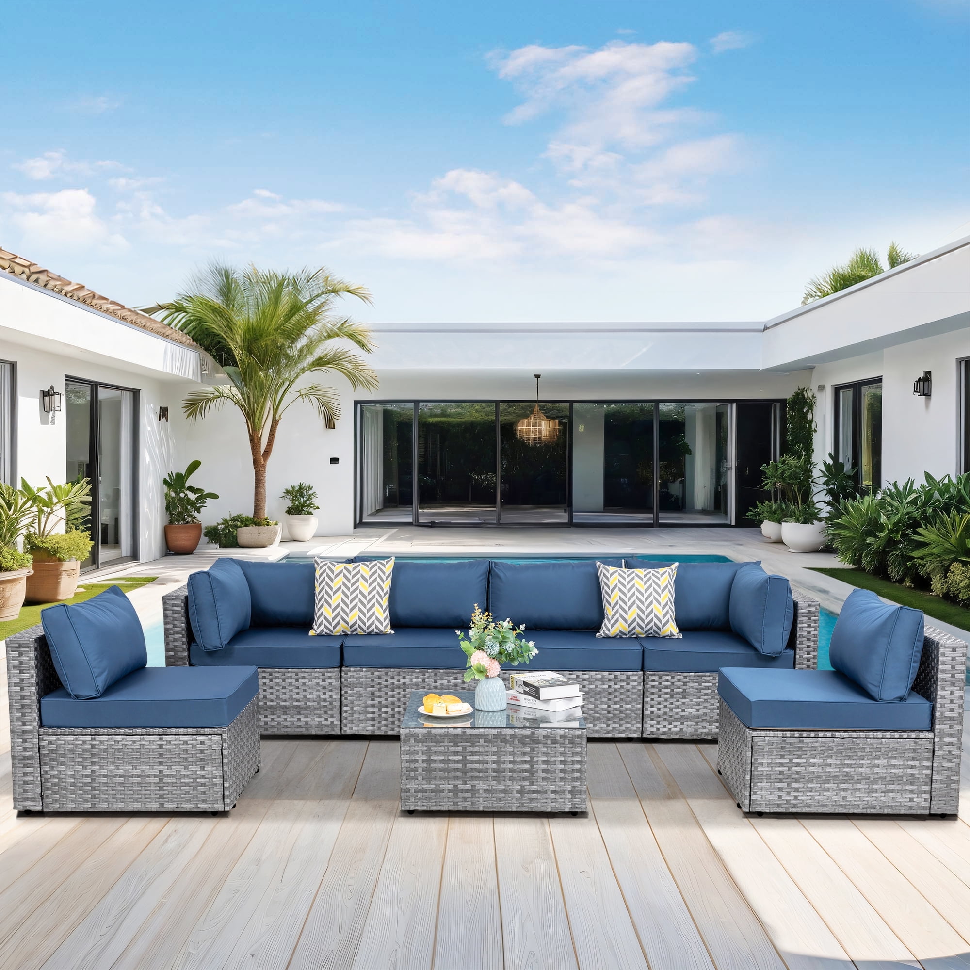 Walsunny outdoor sectional hotsell