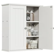 Walsunny Bathroom Medicine Cabinet, Wall-mounted Storage Cabinet with Adjustable Partitions, Cosmetics Storage Cabinet for Dining room, Bedroom