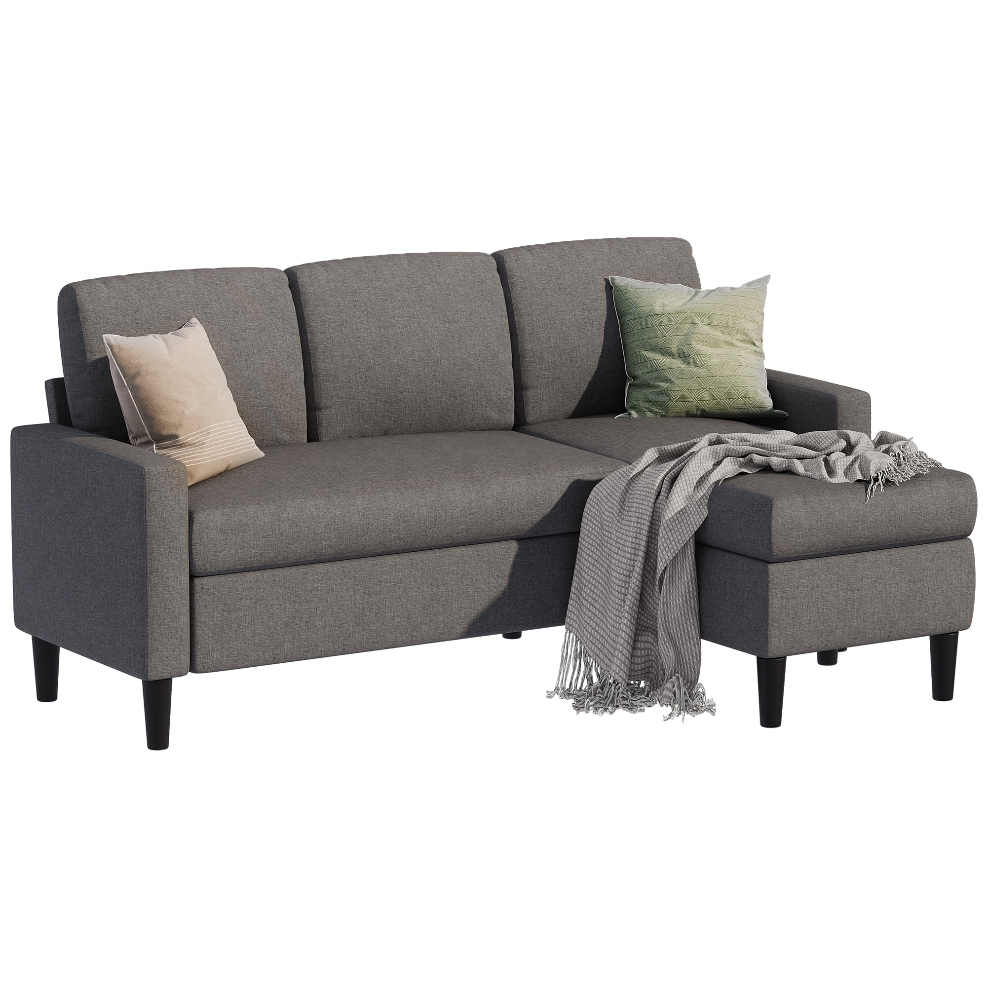 Walsunny Convertible Sectional Sofa