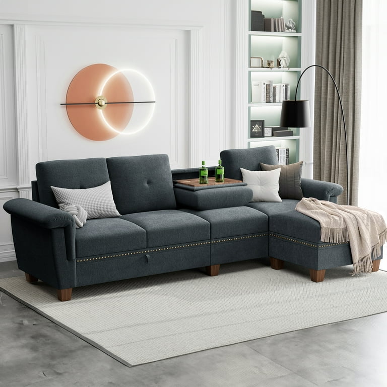 Walsunny Convertible Sectional Sofa L
