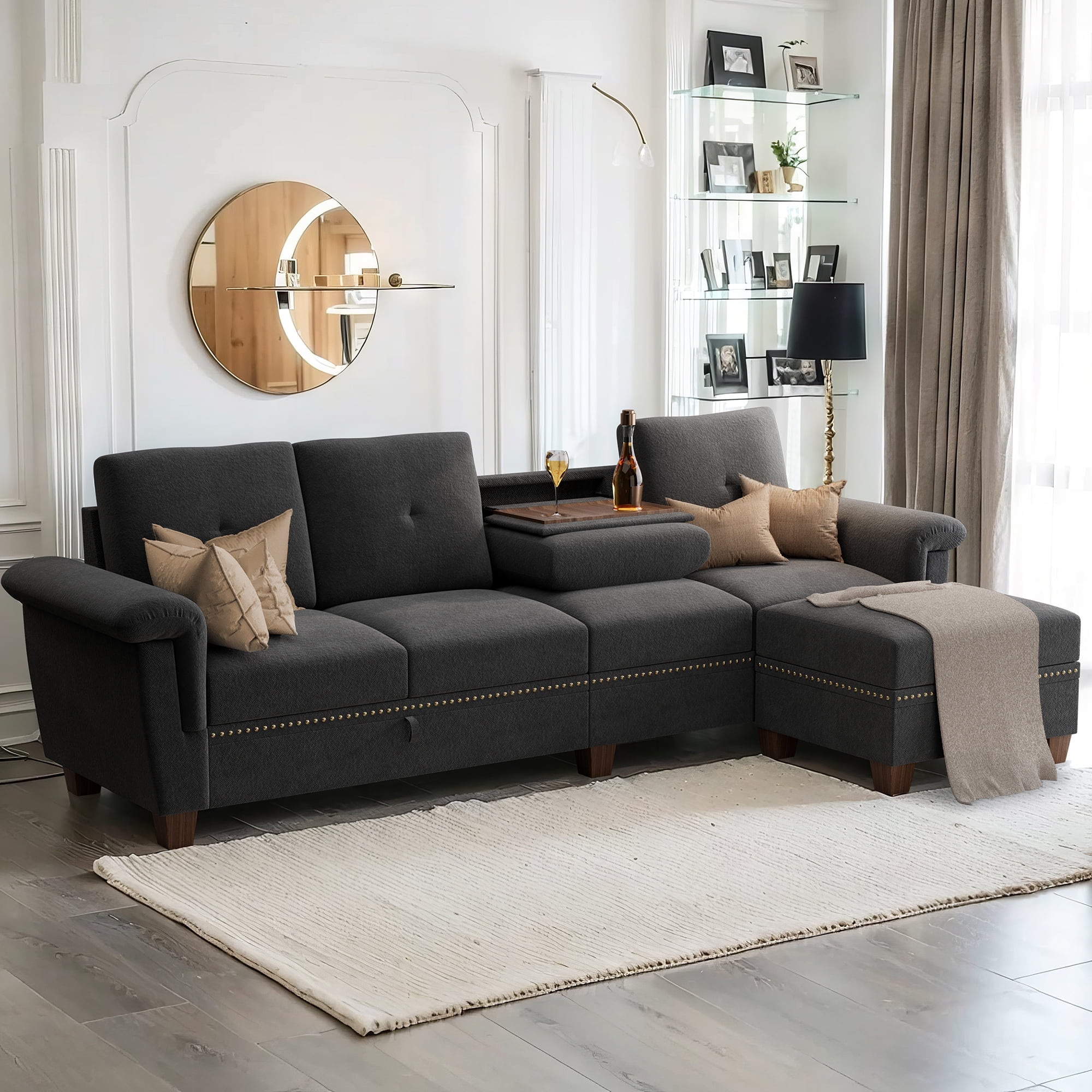 4 seater sofa l shape discount