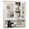 thumbnail image 1 of Walsunny Medicine Bathroom Cabinet with Adjustable Partitions and Inlaid Mirror Door, with a big Shelf for Kitchen, Dining room, 1 of 7