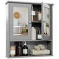 thumbnail image 1 of Walsunny Medicine Bathroom Cabinet with Adjustable Partitions and Inlaid Mirror Door, with a big Shelf for Kitchen, Dining room, 1 of 7