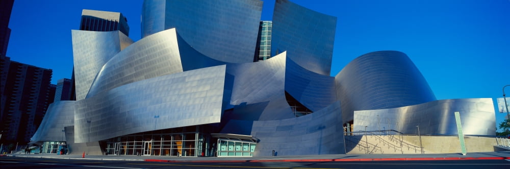 Walt Disney Concert Hall Los Angeles California Canvas Art - Panoramic Images (27 x 9)