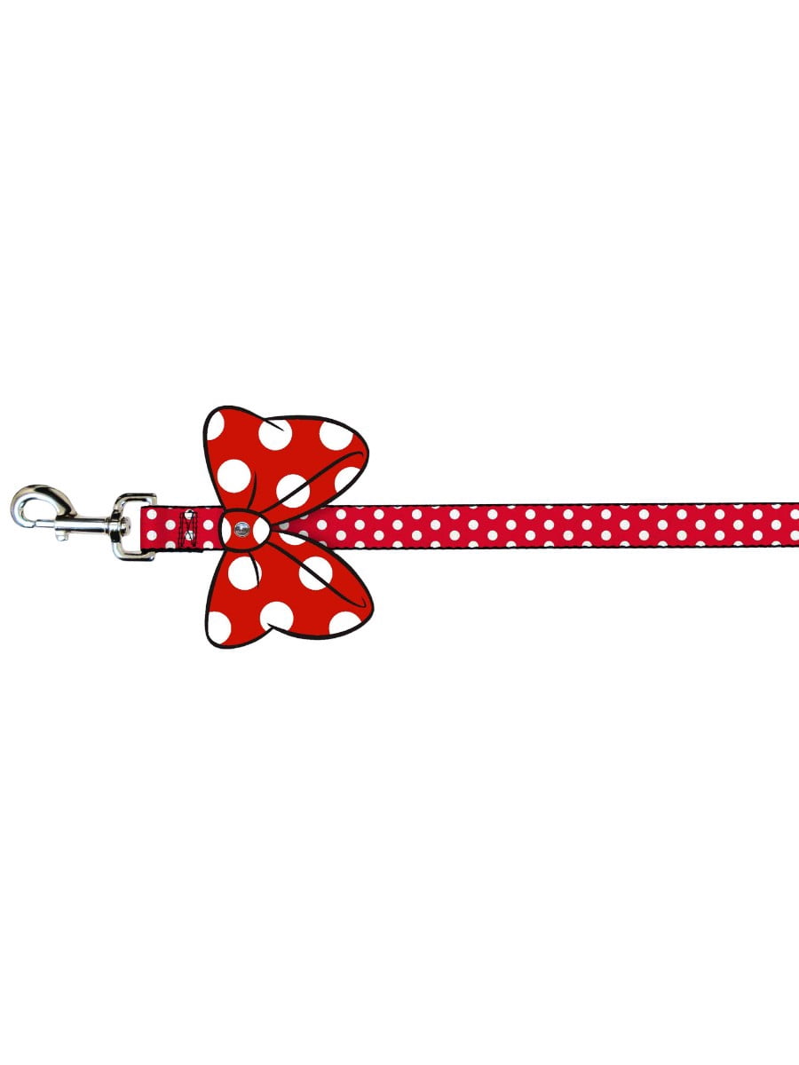 Walt Disney Movies TV Shows Minnie Polka Dots Dog Leash Cape