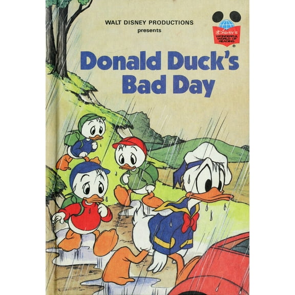 Pre-Owned Walt Disney Productions Presents Donald Duck's Bad Day (Hardcover) 9780394857633