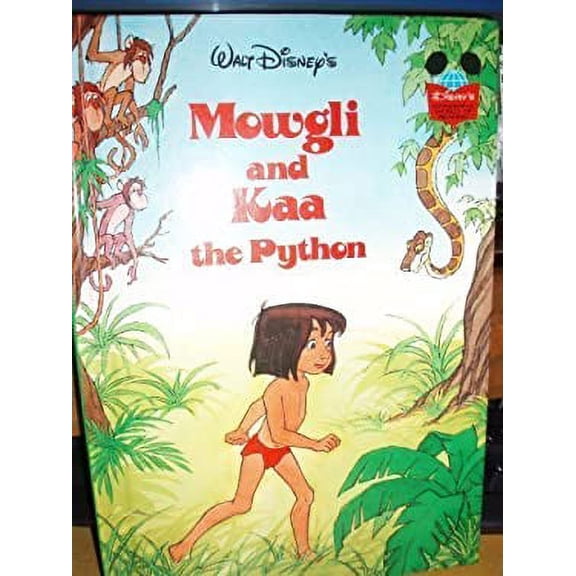 Pre-Owned Walt Disney Productions presents Mowgli and Kaa the python (Disney's wonderful world of reading) (Hardcover) 0394851099 9780394851099