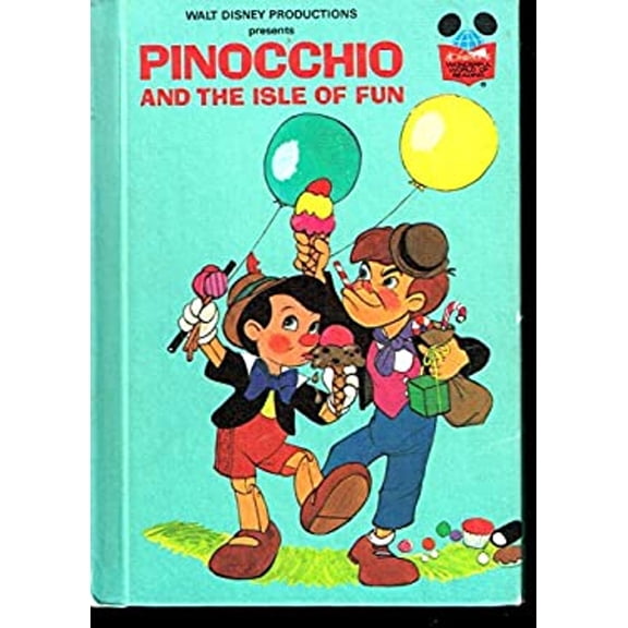 Pre-Owned Walt Disney Productions presents Pinocchio and the isle of fun (Disney's wonderful world of reading) (Paperback) 0394865359 9780394865355