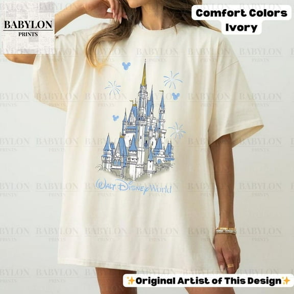 Walt Disney World Castle Shirt, Family matching castle shirts, Magic kingdom castle shirt, Womens Castle tee, Disney Cinderella Castle Shirt