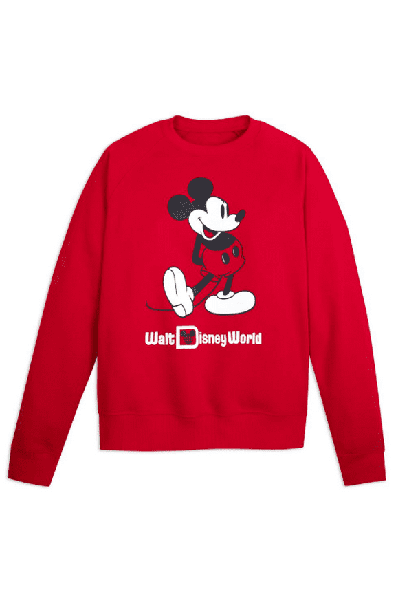 Walt Disney World Mickey Mouse Red Pullover Sweatshirt XXL