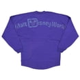 thumbnail image 1 of Walt Disney World Spirit Jersey Portion Purple Glitter Oversized Pullover Shirt (X-Large, Purple), 1 of 6