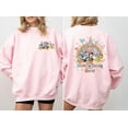 thumbnail image 1 of Walt Disney World Sweatshirt, Vintage Disneyworld Sweatshirt, Mickey And Friends Sweatshirt, Disney Trip Sweater, Magic Kingdom Sweatshirt ,Light Pink Color,Size XL, 1 of 5
