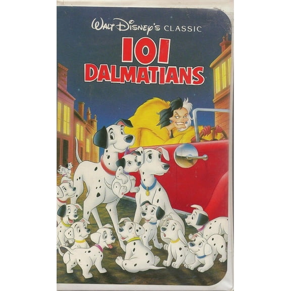 Walt Disney's Classic-101 Dalmatians VHS Tape