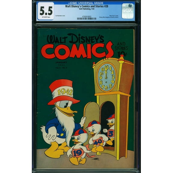 Walt Disney's Comics and Stories #28 - CGC 5.5 Comic Book