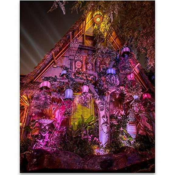 Walt Disney's Enchanted Tiki Room at Disneyland - 11x14 Unframed Art Print - Great Gift for Disney Lovers