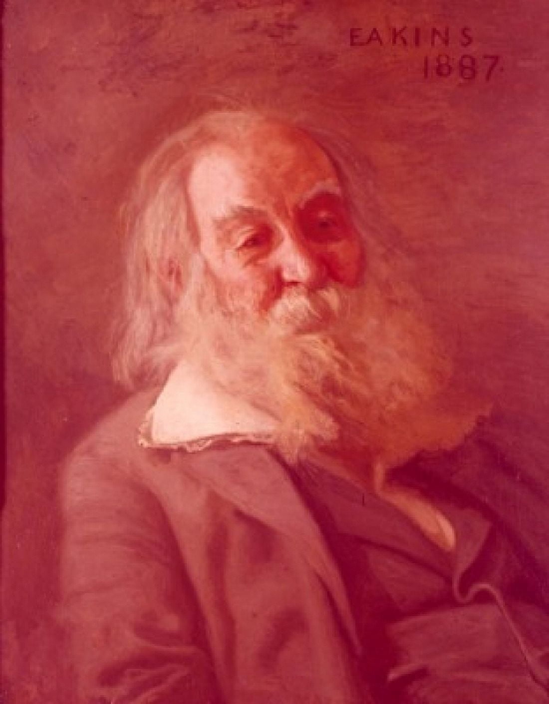 Walt Whitman by Thomas Eakins 1887 Canvas Art - Thomas Eakins (24 x 36)