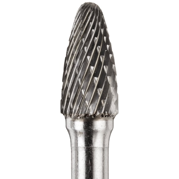 Walter 01V022 Carbide Burr 1/8 x 1/2 Tree (SF) 1/8 x 1.5" Shank
