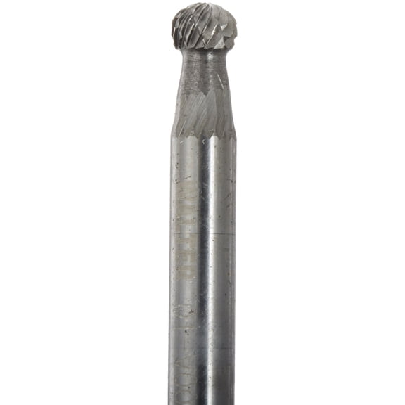 Walter 01V609 Carbide Burr 1/4 x 7/32 Ball (SD) 1/4 x 6" Shank