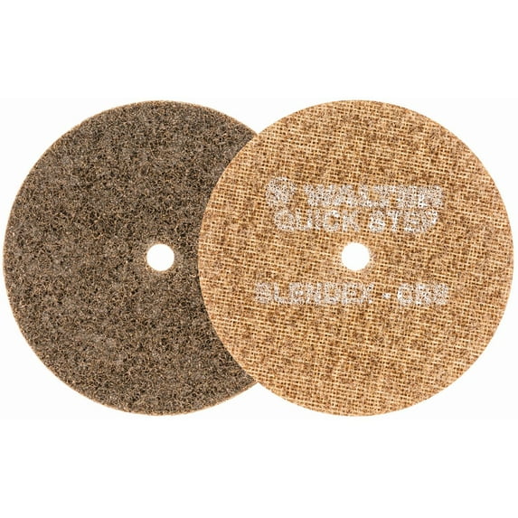 Walter 07R452 4-1/2" Quick-Step Blendex Surface Conditioning Discs Non-Woven Coarse Grit Tan, 10 pack
