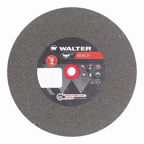 Walter 12E547 Bench Grinding Wheel 1" x 8" x 1" Arbor Type 1 Fine Grade