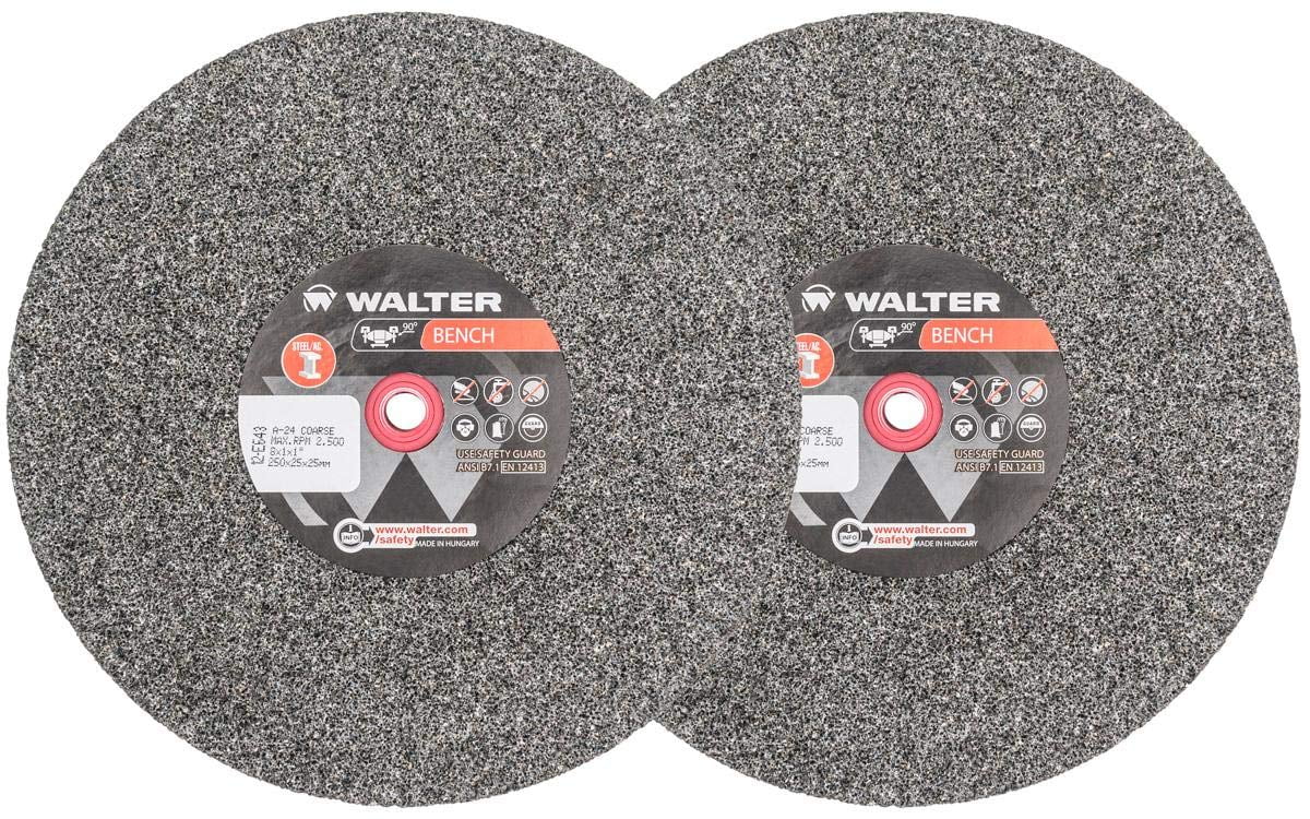 Walter 12E557 Bench Grinding Wheel Fine Grit 60 8 in. Finishing
