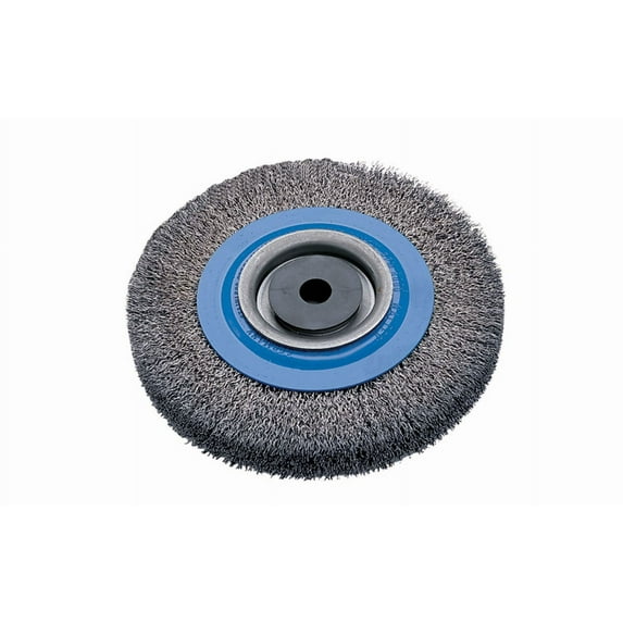 Walter 13B185 Wire Wheel Brush, Stainless Steel Crimped .0118", 8" x 3/4" x 1-1/4"
