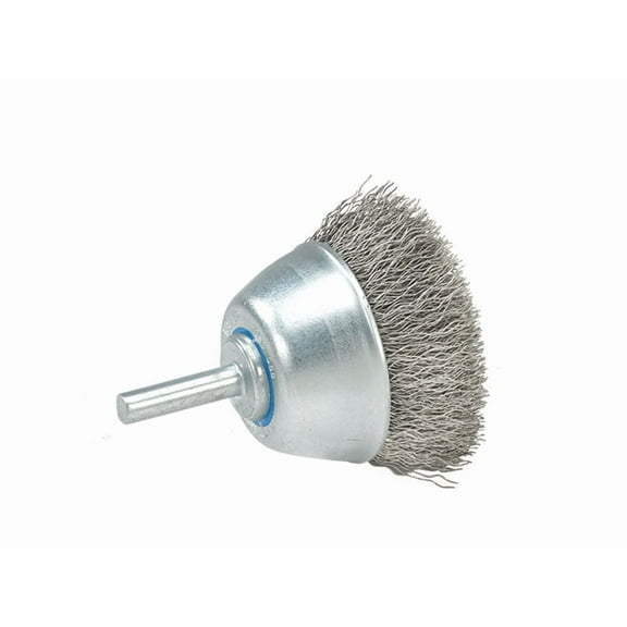 Walter 13C068 Mount Wire Cup Brush Crimp .0118" Stainless Steel Wire 2-3/8"