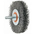 thumbnail image 1 of Walter 13C175 3"x3/4"x1/4" Mounted Wheel Brush .0118 Crimped Stainless Steel Wire, 1 of 3