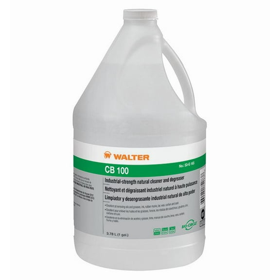 Walter Surface Technologies Cleaner/Degreaser,3.78L,Clear,Industrial 53G165