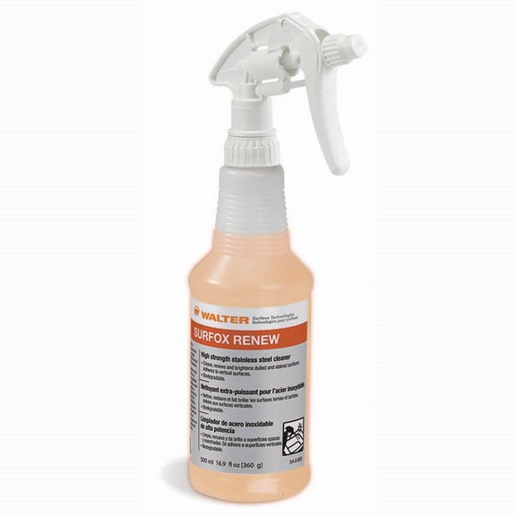 Walter Surface Technologies Cleaning Solution,500 mL,Spray Bottle 54A083