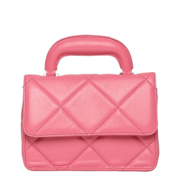 Walter Baker Genevieve Mini Leather Top Handle, Pink