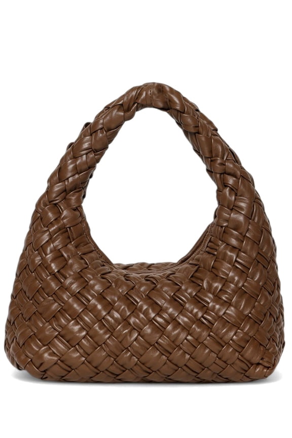 Indie Leather Hobo Bag, Brown