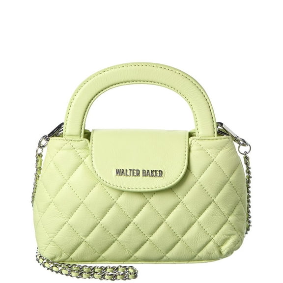 Walter Baker Phoebe Mini Leather Top Handle Bag, Green