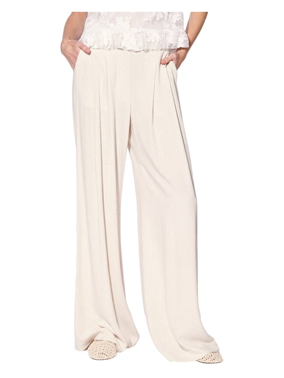 womens Belinda Linen-Blend Pant, 0