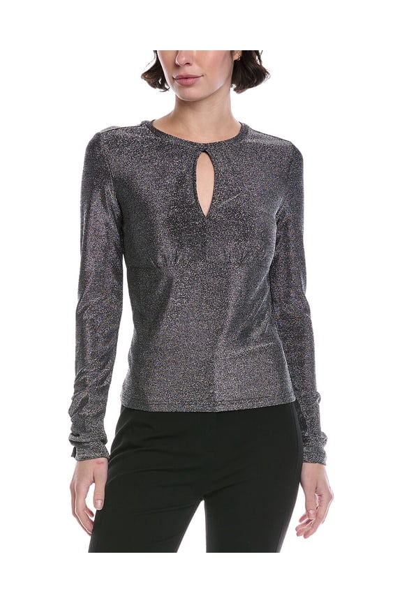 womens  Charlie Top, xs, Silver