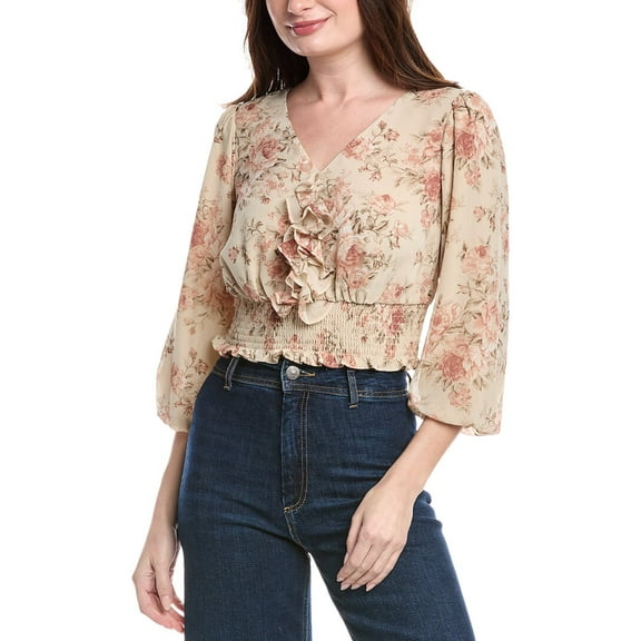 Walter Baker womens Estefanie Top, XL, Pink