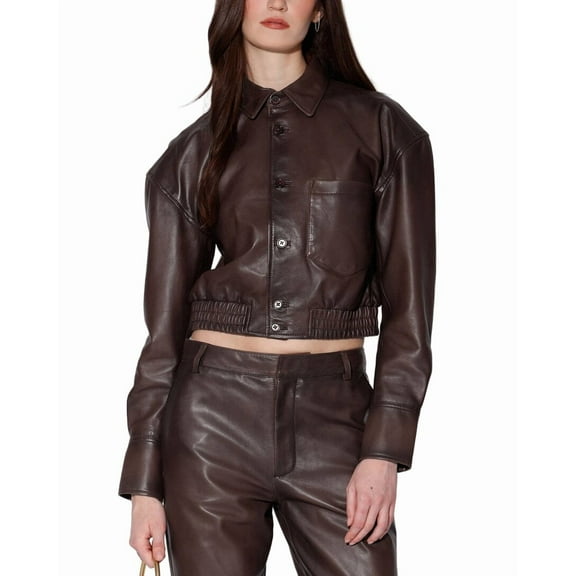 Walter Baker womens  Irma Leather Jacket, xs