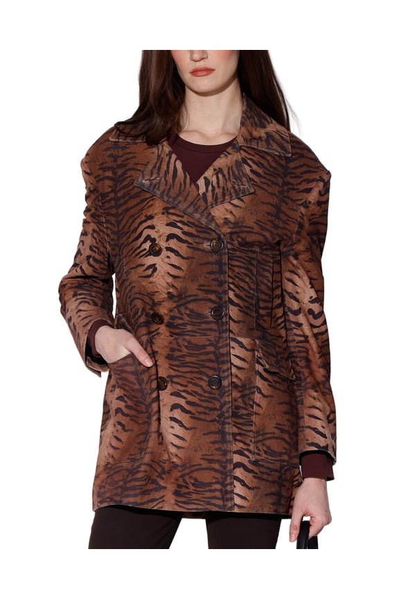 womens Jenna Suede Coat, xs