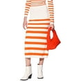thumbnail image 1 of Walter Baker womens  Lidia Skirt, l, Orange, 1 of 3